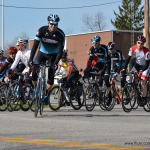 The start of Zanesfield Road Race