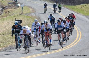 the decent at Zanesfield road race