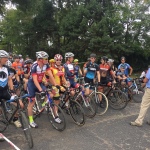 Headwind Cycling's Andy Eastman at the start