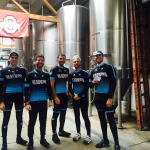 Headwind Cycling team in the Elevator Brewing Tap Room 2